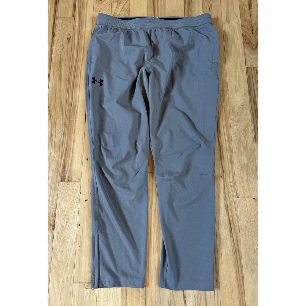Under Armour Pants Men 2XL Gray Sportstyle Woven Tapered Jogger Gym Training